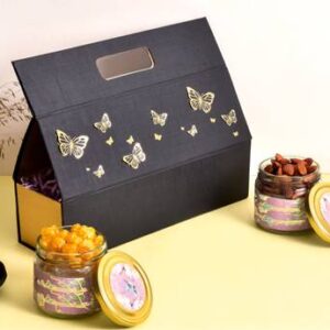 3 Jar Wine Bag Butterfly