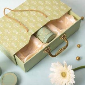 3 Tin Slider Box - Green