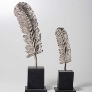 Feather - II – Handcrafted Leaf with Stand