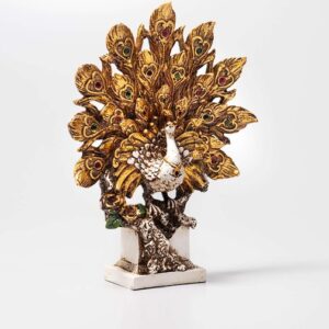 Mayura-IV – Handcrafted Resin Peacock
