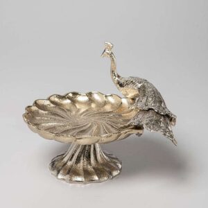 Mayura Platter - XVI – Handcrafted Metallic Tray