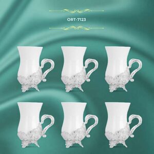 SET OF 6 CERAMIC CUPS