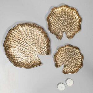 Platter - XII – Handcrafted Metallic Platter (Round Series)