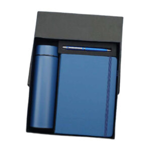 Bottle 3 in 1 Blue Set – Diary, Pen & Temperature Bottle
