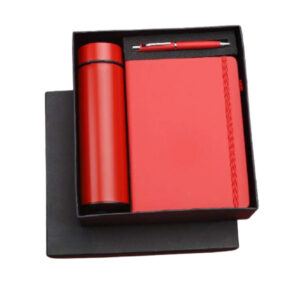 Bottle 3 in 1 Red Set – Diary, Pen & Temperature Bottle