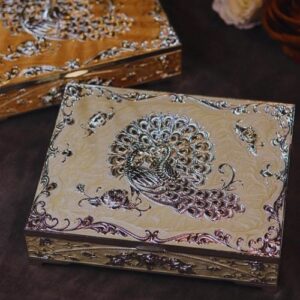 Peacock 4 Compartment Dry Fruit Box