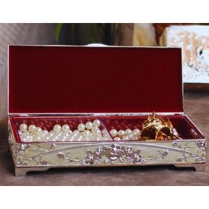 Rectangle Jewellery Box (White) / Dry Fruit Box